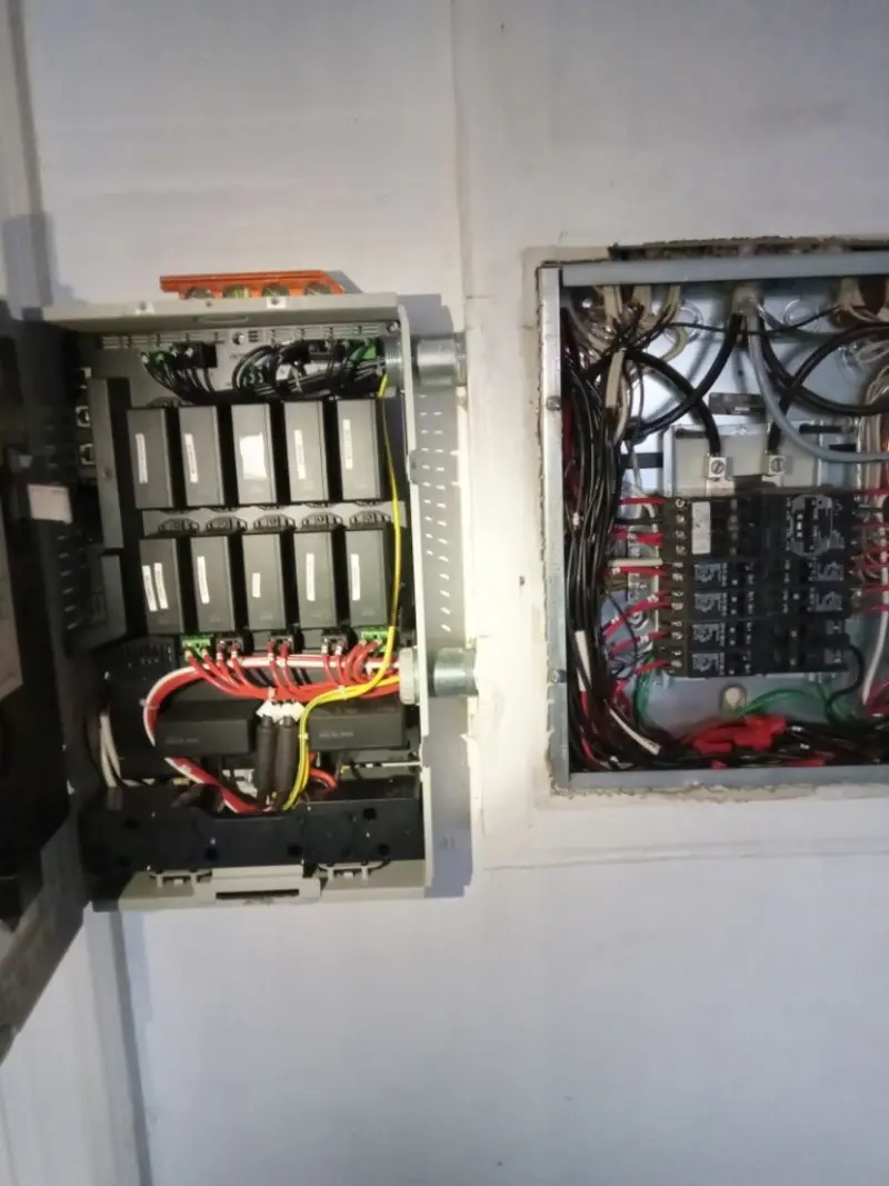 Electrical panel upgrade completed for Carbon Monoxide Detector Installation in Calumet